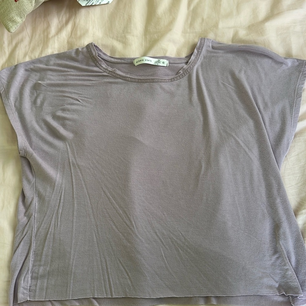 Purple flowy shirt from Altar’d State